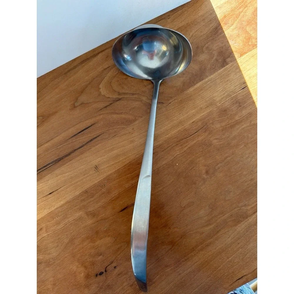 Vintage Gustav‎ Stainless Sweden Mid-Century Modern Soup Ladle